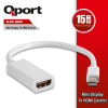 QPORT MINI DISPLAY to HDMI ÇEVİRİCİ 4K 30Hz (Q-DP-HDM)
