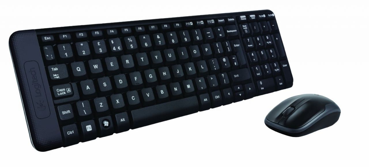LOGITECH MK220 Kablosuz Klavye Mouse Set Siyah (920-003163)