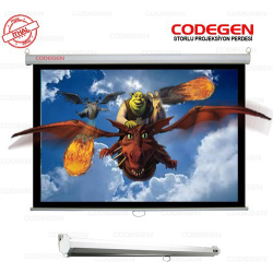 Codegen Ax-18 180X180 Storlu Projeksiyon Perde