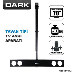 Dark Dk-Ac-Vt12  37&Rsquo;-70&Rsquo; Tavan Tv Askı Aparatı