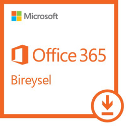 Ms Office 365 Bireysel Tr/Eng Win 1 Yıllık Lisans Esd