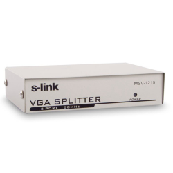 S-Link Msv-1215  2 Port Vga 150Mhz Monit&Ouml;R &Ccedil;Oklayıcı