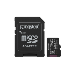 Kingston 256Gb Canvas Select Plus Gen3 Microsdxc Uhs-I 150Mb/S Cl10 Card + Adapt