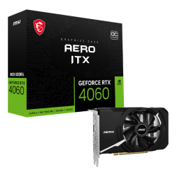 8 Gb Msi Geforce Rtx 4060 Aero Itx 8G Oc Gddr6 128B Dx12 Pcie 4.0 X8 3Xdp 1Xhdmi