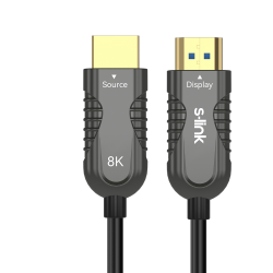 S-Link Sl-Hm8K020 Hdmi To Hdmi 20M V2.1 8K 60 Hz 4K 120Hz Fiber Kablo