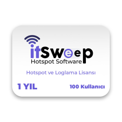 Itsweep Hs1-100 Hotspot Ve Loglama Lisansı - 1 Yıl (100 Kullanıcı)