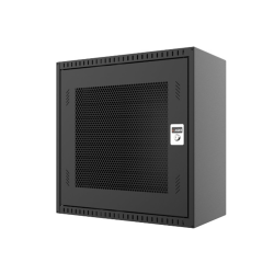 Ager Montajlı Agena Slim 9Uw=600Mmd=300Mm Duvar Tipi Kabinet Perfore Kapak Siyah