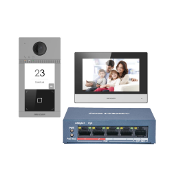 Hikvision Ds-Kis604-S(C)  Ip Video İntercom Kit