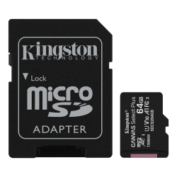 Kingston 64Gb Class10 Uhs-I Sdxc Canvas Select Plus Microsd Hafıza 