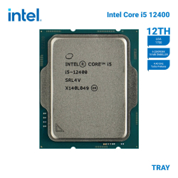 Intel Alder Lake I5 12400 Tray Vga&#039;Lı, Fansız 6 Cores 2,50/4.40Ghz 18Mb Lga1700