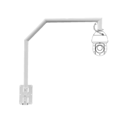 Kamerakutusu Trk-1010-Parapet Speed Dome Bağlantı Aparat (Ral9016)