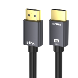 S-Link Sl-Hm8K15 Hdmi To Hdmi 1,5M V2.1 8K 60 Hz 4K 120Hz Kablo