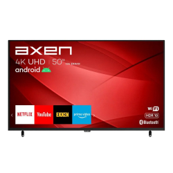 Axen 50&Quot; 127 Ekran 4K Ultra Hd Uydu Alıcılı Android Smart Led Tv