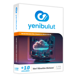 Yenibulut Veri Y&Ouml;Netim Yazılımı +10 Ek Kullanıcı Lisansı 1 Yıl