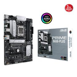 Asus Prime B650-Plus 6400Mhz(Oc) Rgb Am5 M.2 Ddr5 Atx