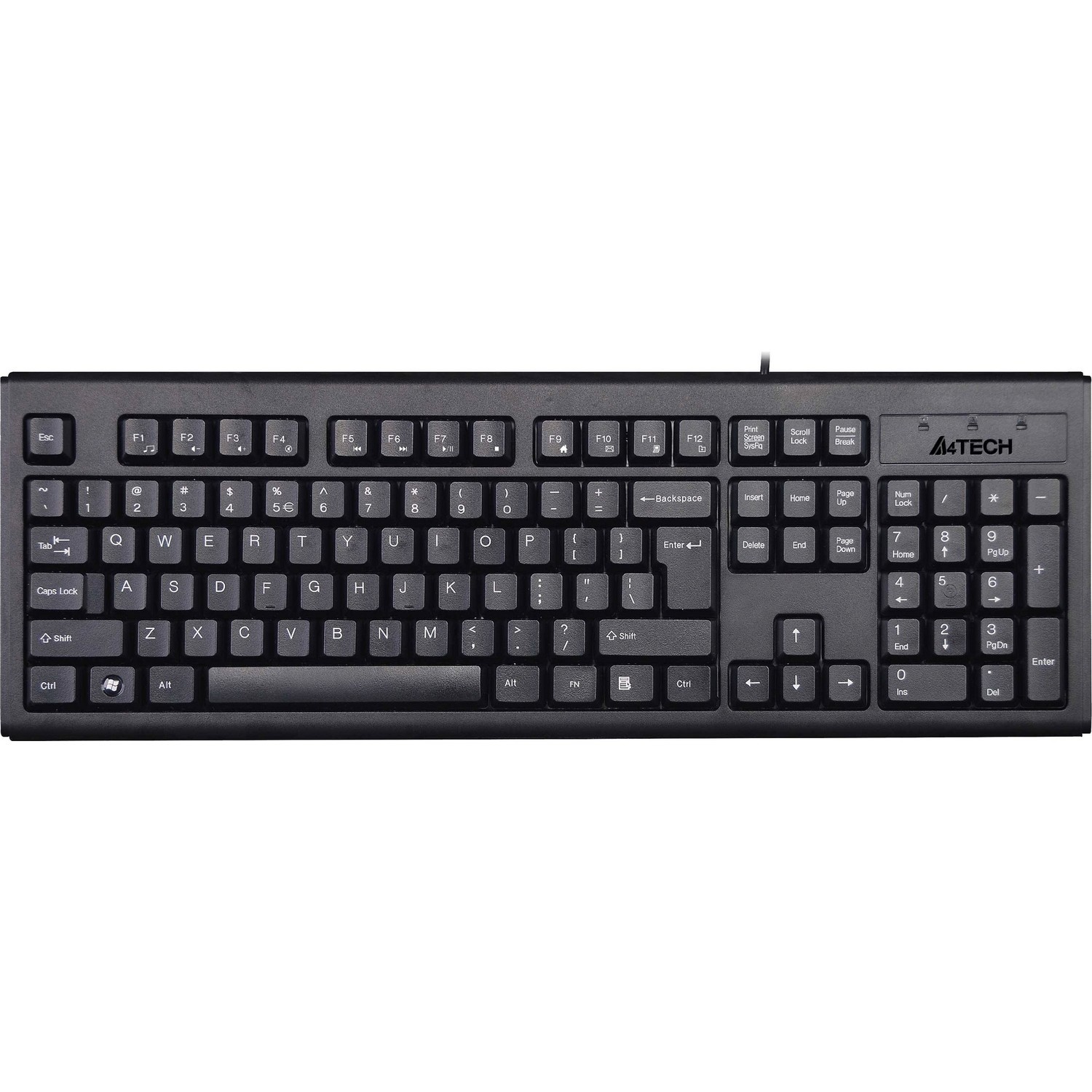 A4 TECH KM-720FN Q MM Fonksiyon tuşlu USB Siyah Klavye