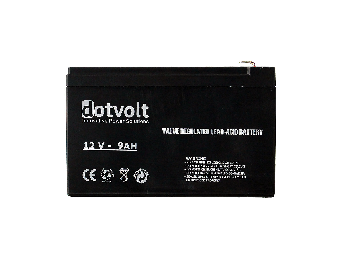 DOTVOLT VOLT DT9-12 9AH 12V Kuru Tip UPS+Güvenlik Aküsü