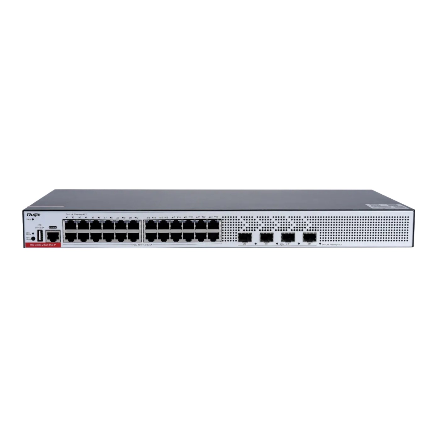 RUIJIE RG-CS83-24GT4XS-P 24-Port 1GE Poe 370W 4x10G SFP L-3 Yönetilebilir 