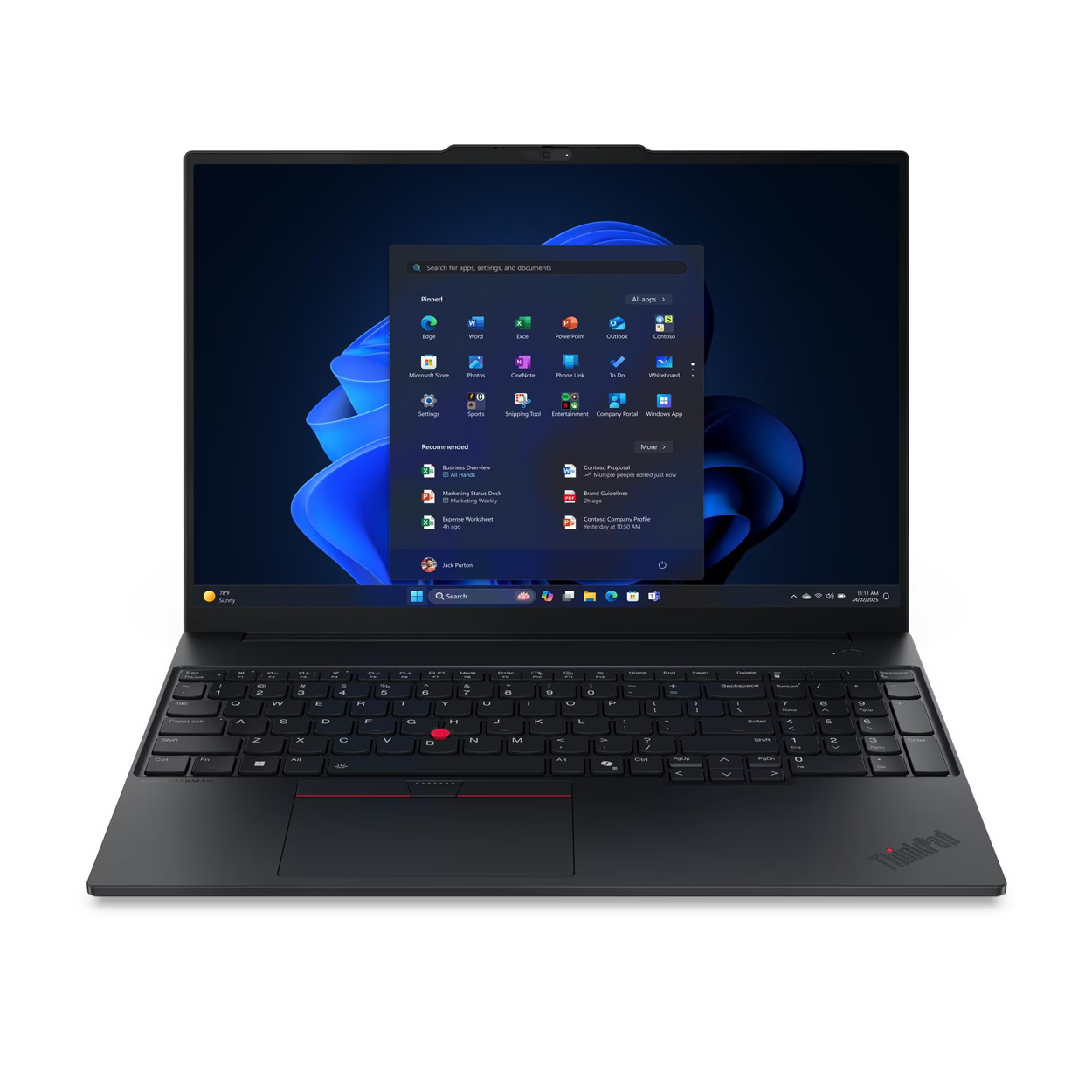 LENOVO ThinkPad E16 16" Ultra 7-255H 16GB 1TB SSD FDOS