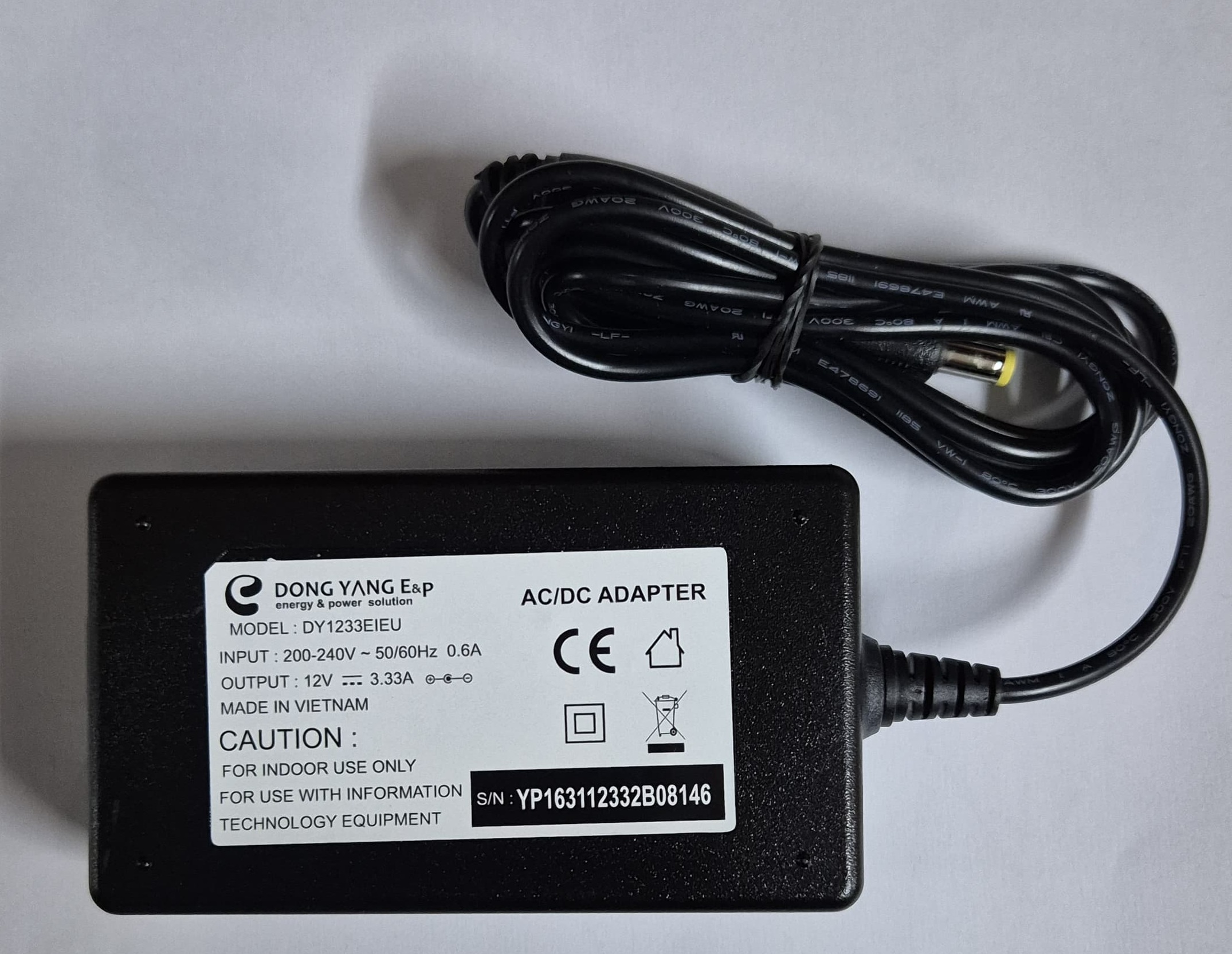 OEM DL-3A 12V 3A Güvenlik Kamera Adaptör