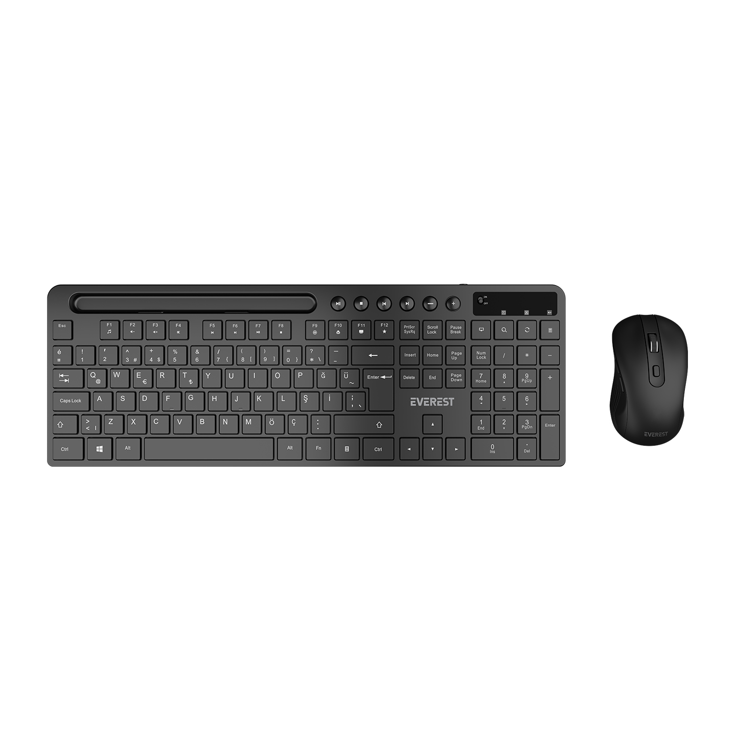 EVEREST KB-410 Siyah USB Q Mini Klavye