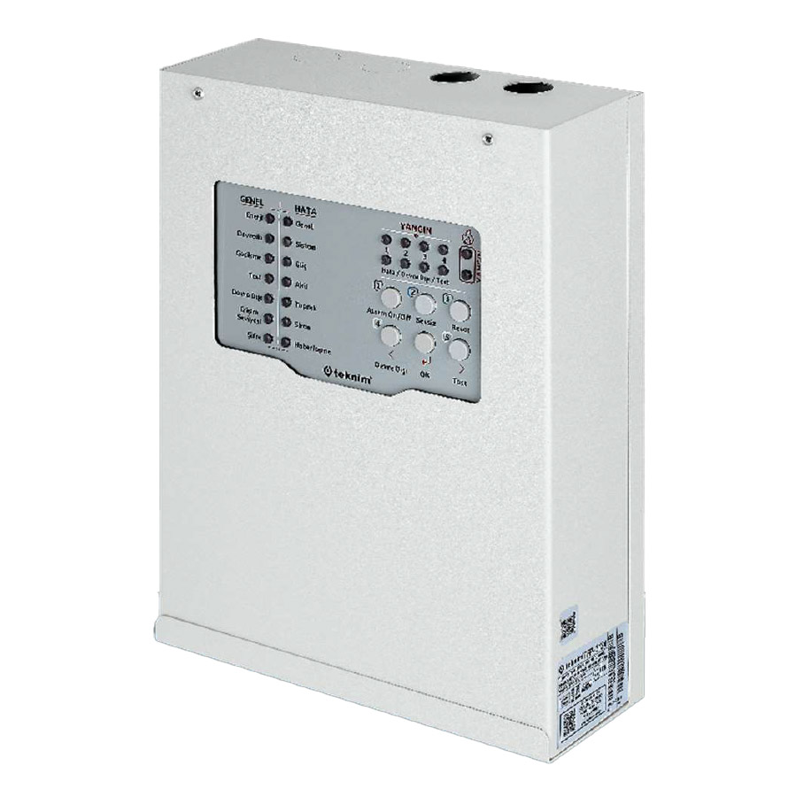 TEKNİM TFP-3124 4 Bölgeli Konvansiyonel Yangın Alarm Paneli