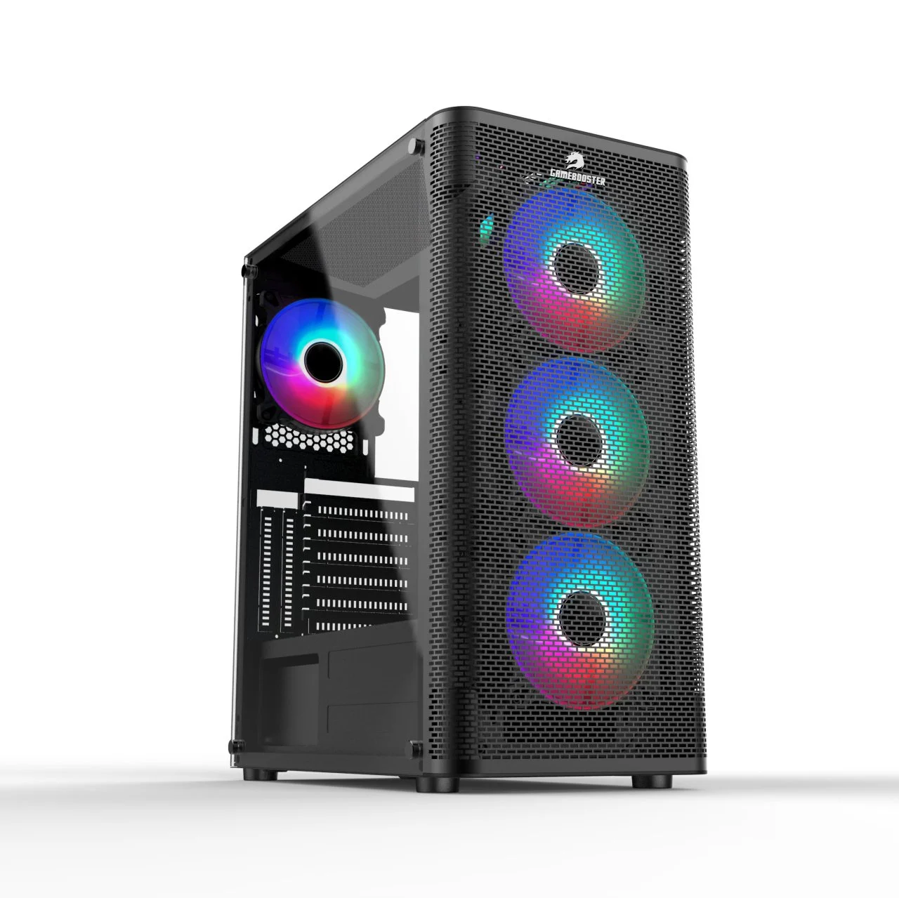 GameBooster GB-M206B USB3.0 ARGB Fan Siyah Metal kasa