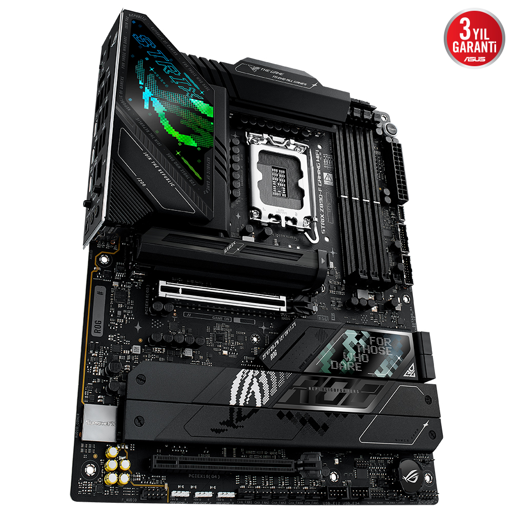 ASUS ROG STRIX Z890-A GAMING WIFI LGA1851 DDR5 9066 2xUSB4 5xM2 WF7+BT ATX