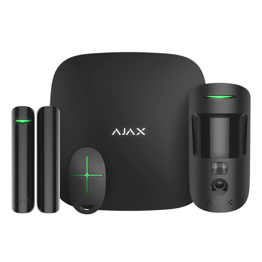 AJAX StarterKit Cam Alarm Seti - Siyah