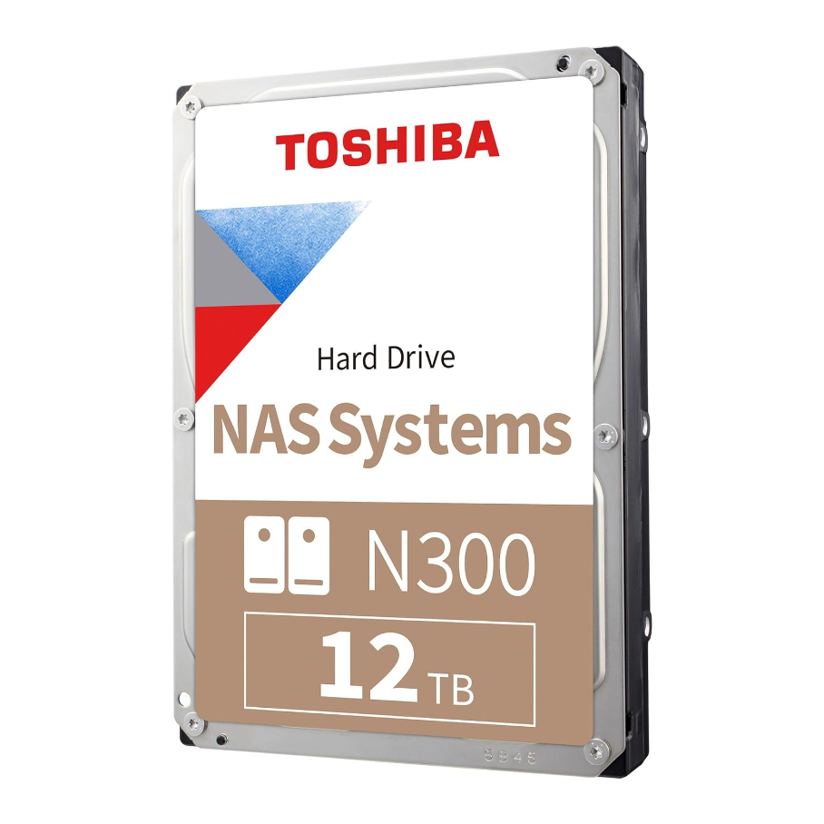 TOSHIBA N300 12 TB N300 7200RPM SATA3  512MB 7/24  1-8  Yuvalı Nas için