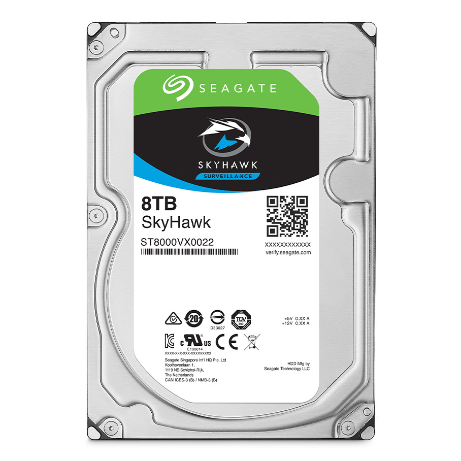 SEAGATE SKYHAWK 8 TB 256MB 5400RPM SATA3.0  7/24 Güvenlik HDD