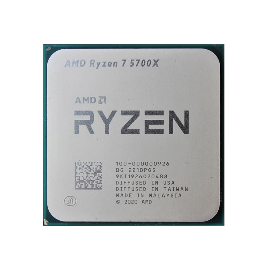 AMD Ryzen 7 5700X 3.4GHz 32MB AM4 TRAY 65W (Grafik Kart YOK, Fan YOK)