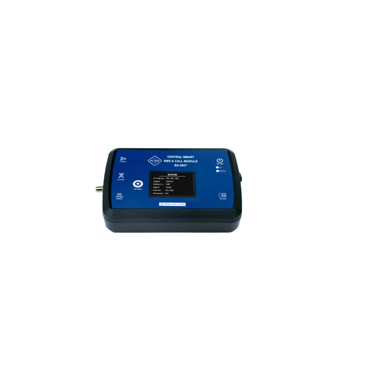 BIRTECH BS-980T MerkeziSmartSMSveAramaModülü+Dahili Batarya+Standart Hiz.Paketi 