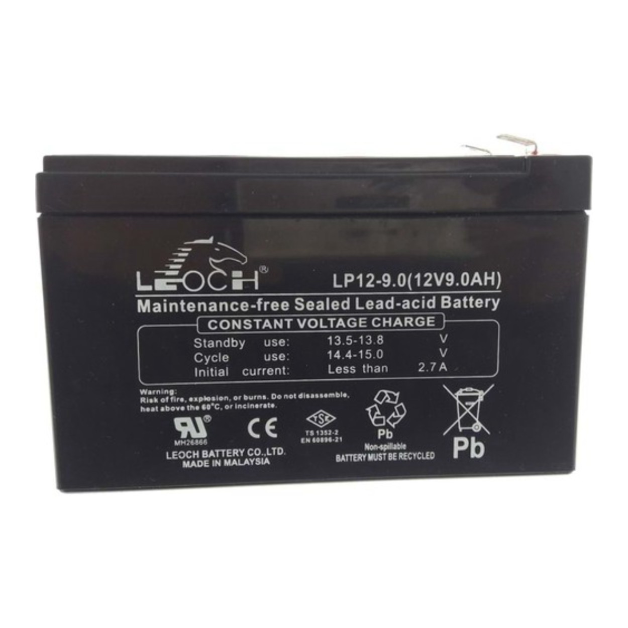 INFORM LEOCH 9AH 12v Kuru Tip UPS+Güvenlik Aküsü