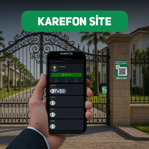 KAREFON Siteler için Son Teknoloji Diafon Sistemi