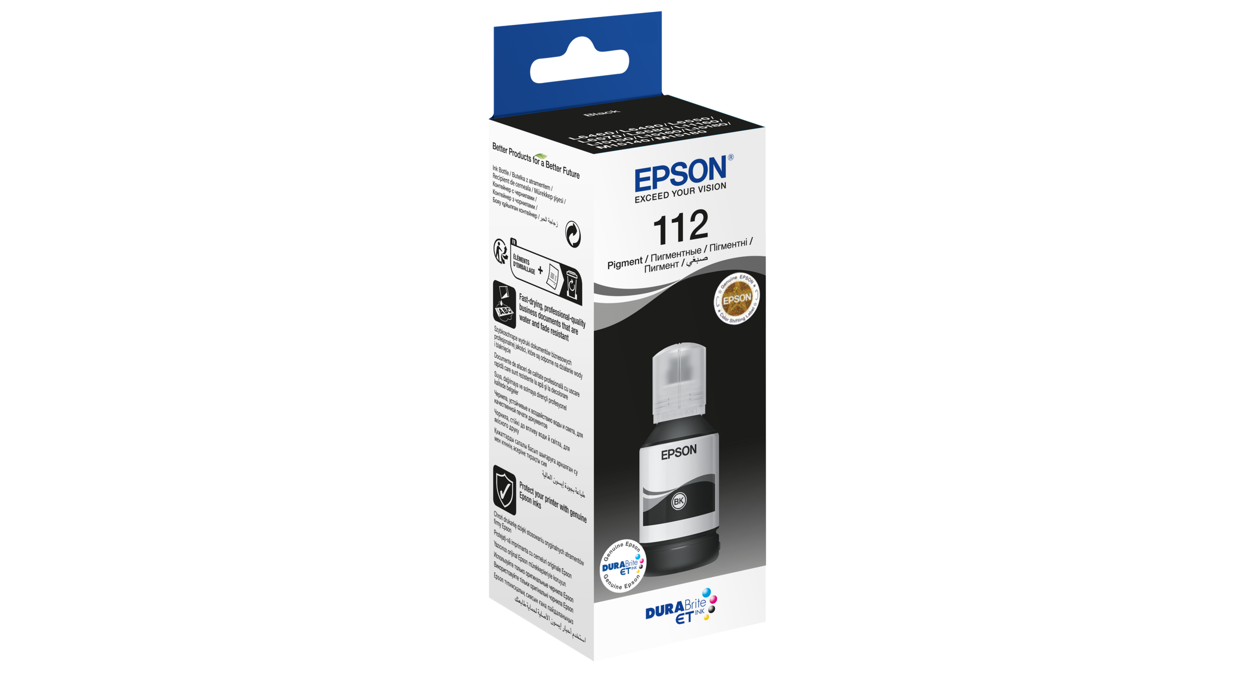 EPSON T06C14 (112) EcoTank Black Siyah Şişe Mürekkep 127 ml