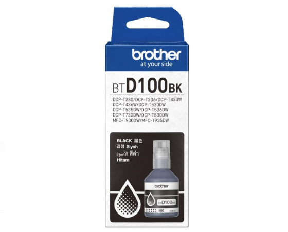 BROTHER BTD100BK Black Siyah Şişe Mürekkep 7.500 Sayfa (D100BK)