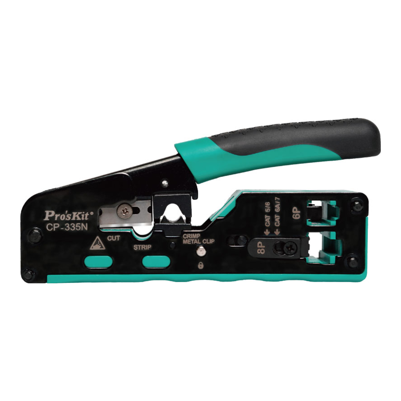 PROSKIT CP-335N Sıkma Pensesi CAT7-CAT6-CAT5 RJ-45 / RJ-11 ESKİ NESİL 