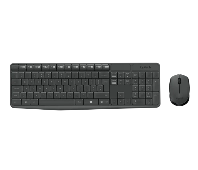 LOGITECH MK235 Kablosuz Klavye Mouse MM Set Siyah (920-007925)