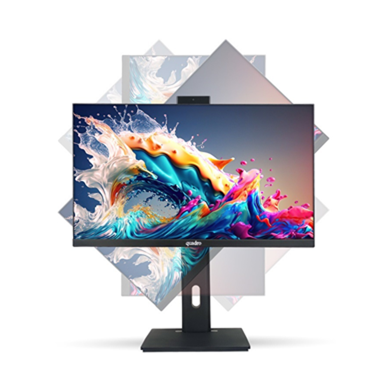 QUADRO EXPANSE AI 23.8" IPS i5-14400 16GB 500NVME SSD Pivot, Parmak izi FDOS