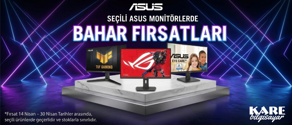 asus monitör bahar kampanyası