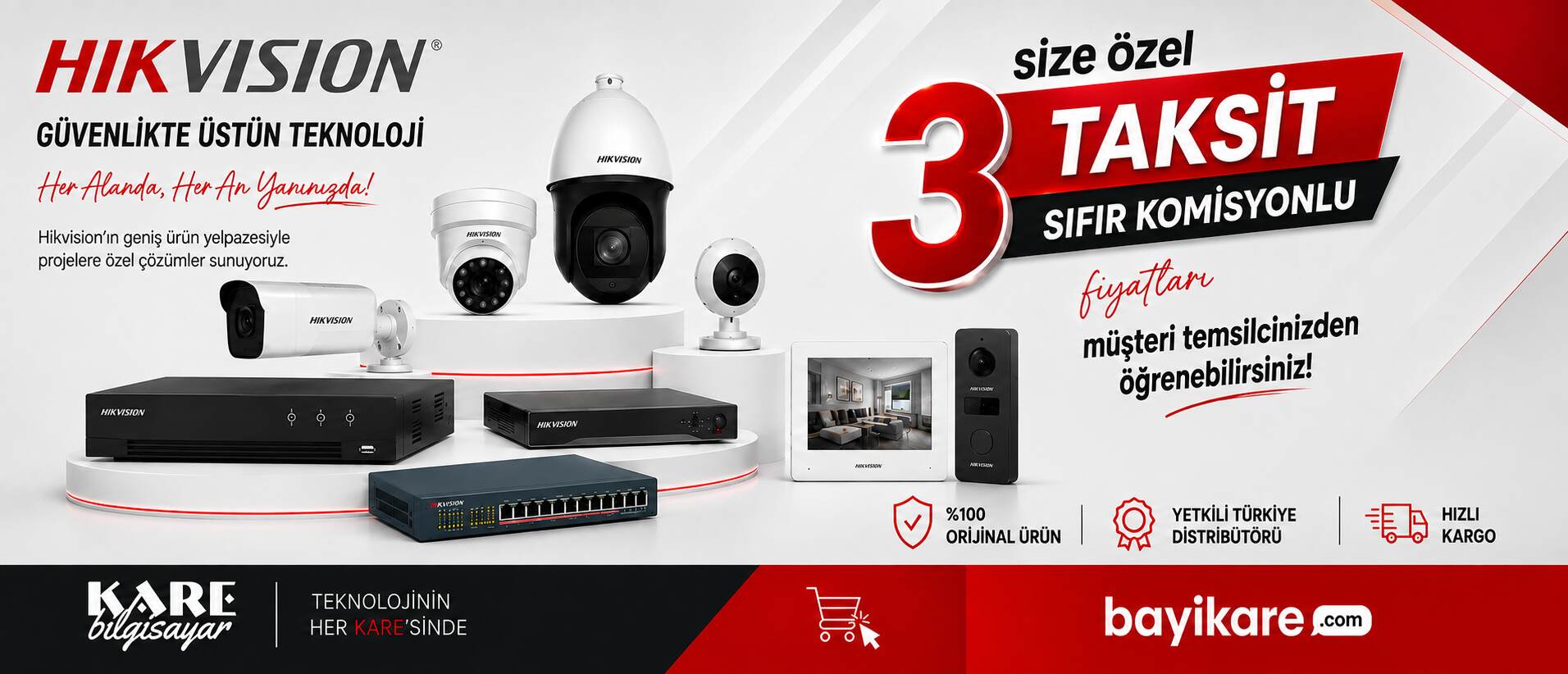 HIKVISION 3 TAKSİT