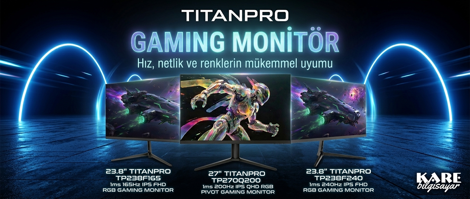 tıtanpro gaming monitör