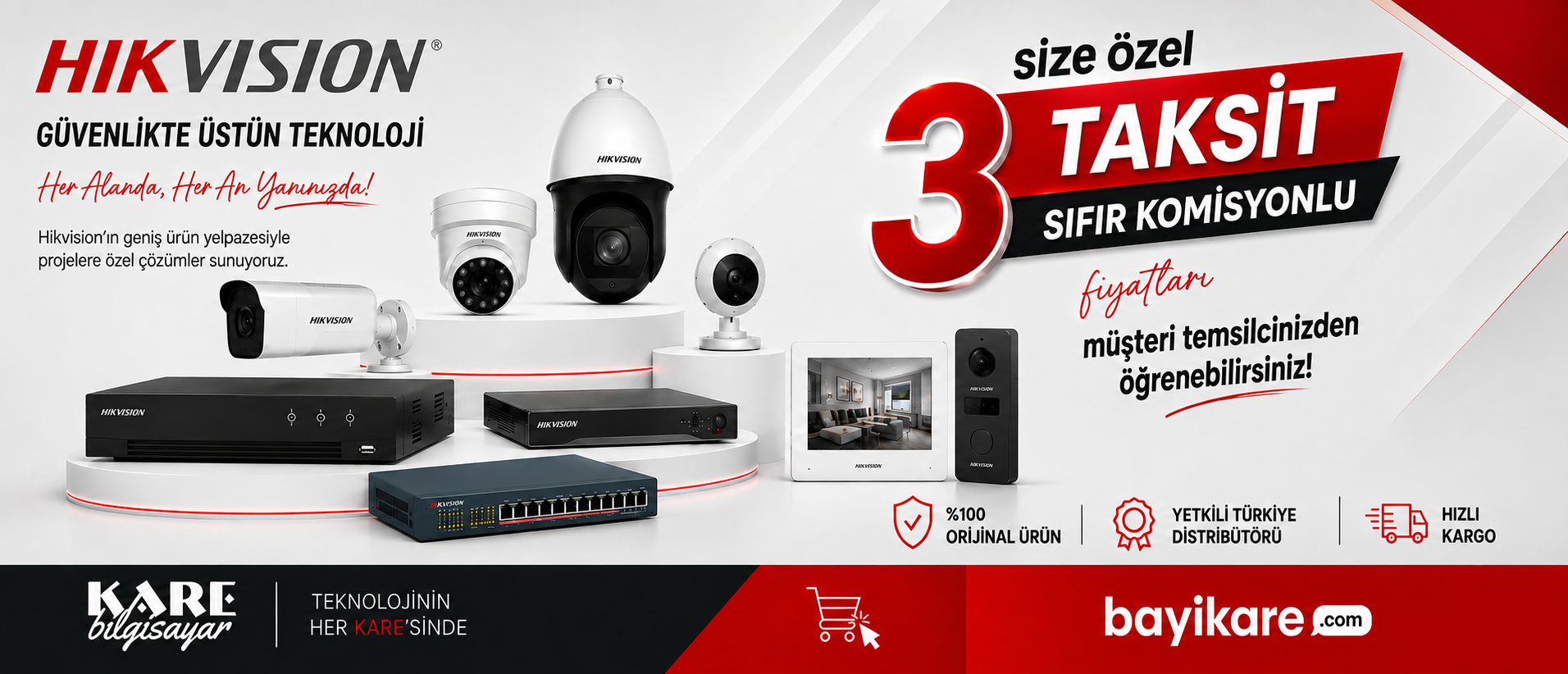 HIKVISION 3 TAKSİT
