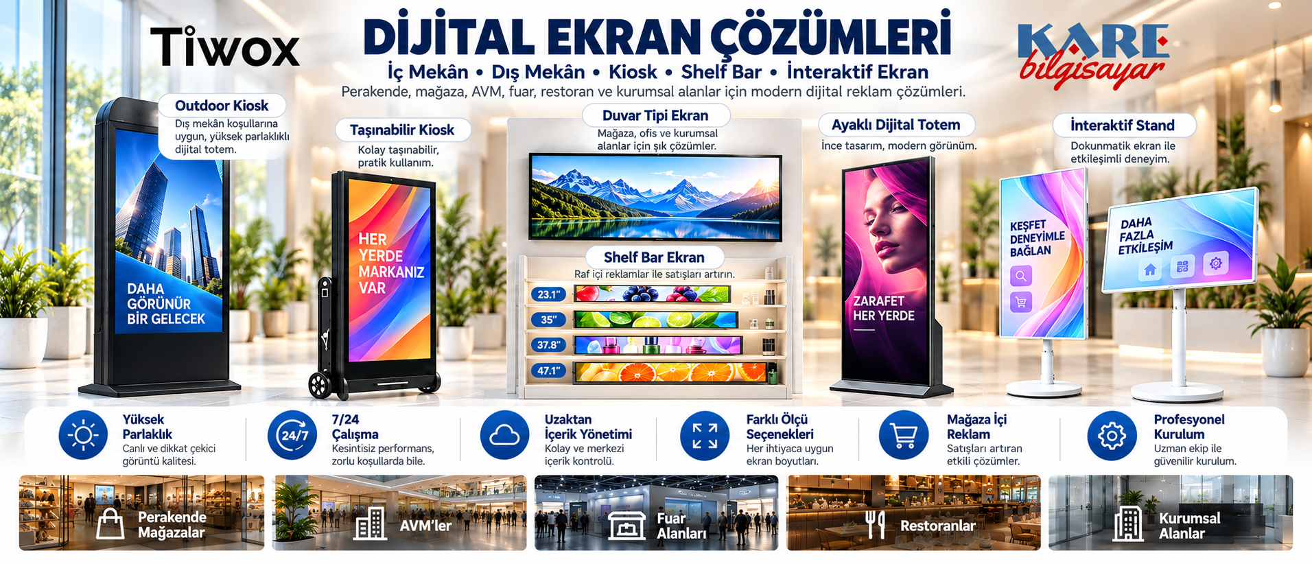 DİJİTAL EKRAN ÇÖZÜMLERİ